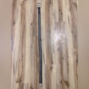 Black western belt with Beautiful, heavy, leather western belt  Blingy